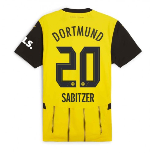 Pánský Fotbalový dres Borussia Dortmund Marcel Sabitzer #20 2024-25 Domácí Krátký Rukáv